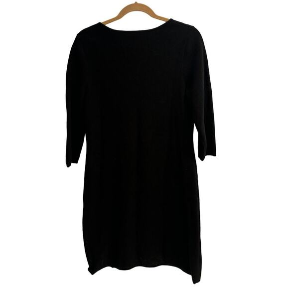 Hanna Andersson Size Large Women's Black Sweater Dress - Picture 4 of 4